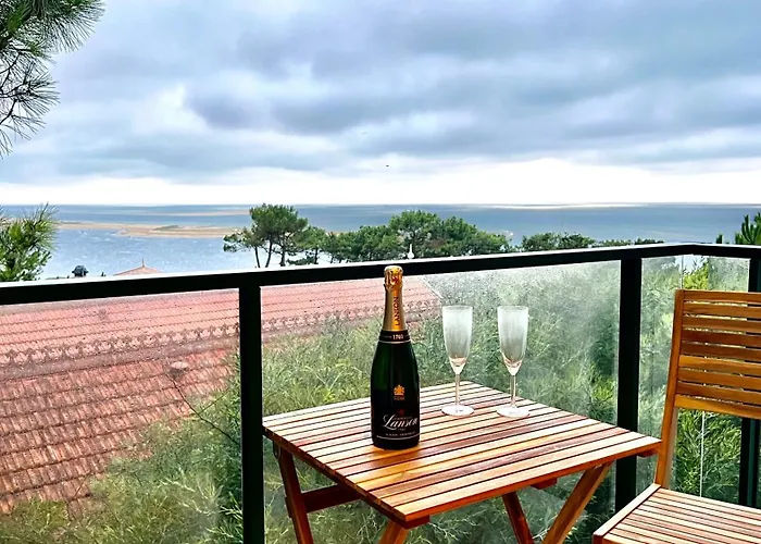 Lägenhet Le Cocon Des Dunes - Vue Mer, Plage&corniche A Pied